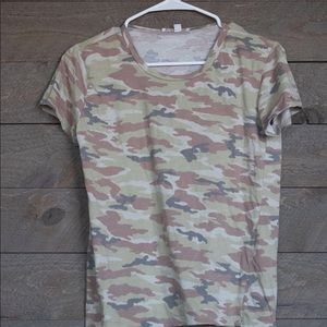 Camo tee shirt